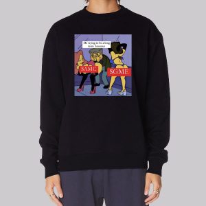 Amc Wsb Gme Funny Stock Parody Sweatshirt