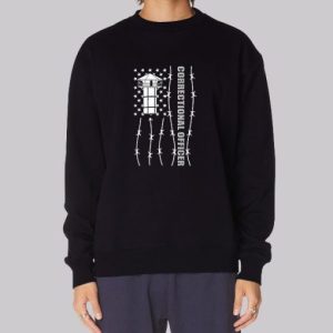 American Flag Corrections Officer Sweatshirt 4