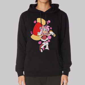 Amy Rose Pink Sonic the Hedgehog Sweatshirt