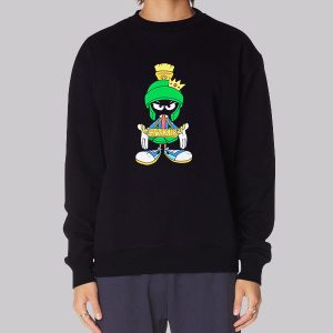 Angry Mad Face Marvin the Martian Sweatshirt