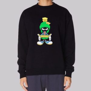 Angry Mad Face Marvin the Martian Sweatshirt 4