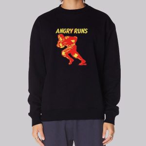 Angry Runs Good Morning Football Sweatshirt