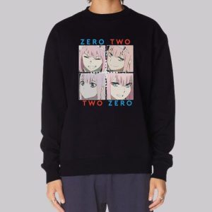 Anime Cute Zero Two Sweatshirt 4