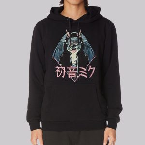 Anime Demon Mask Hatsune Miku Sweatshirt