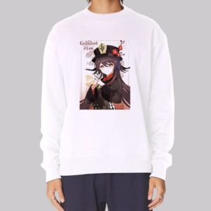 Anime Genshin Impact Hu Tao X Smile Sweatshirt 4