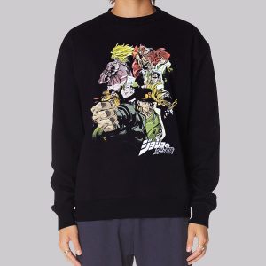 Anime Jojo Bizzare Adventure Sweatshirt Anime Jojo Bizzare Adventure Sweatshirt