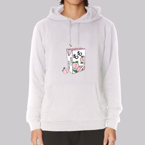 Anime Juice Box Peach Japanese Sweatshirt