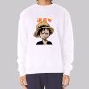 Anime Luffy Funny Face Sweatshirt