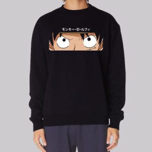 Anime One Piece Luffy Eye Sweatshirt 4