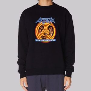 Anthrax State of Euphoria Merch Sweatshirt 4