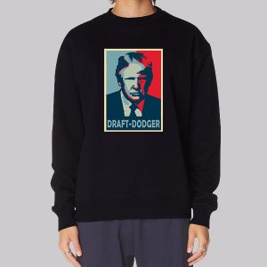 Art Retro Trump Draft Dodger Sweatshirt
