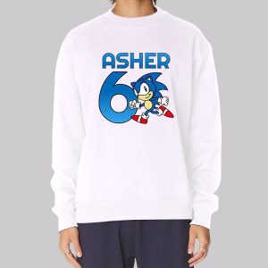 Asher the Hedgehog 6  Sweatshirt