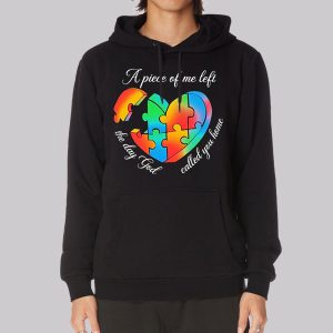 Autism Puzzle the Day God Called You Home Sweatshirt
