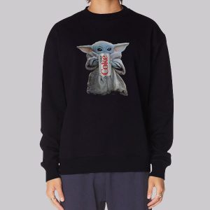 Baby Yoda Hug Diet Coke Sweatshirt