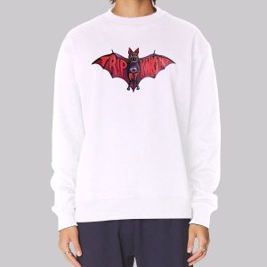 Bat at Knight Trippie Redd Sweatshirt 1