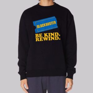 Be Kind Rewind Blockbuster Video Sweatshirt 3 Be Kind Rewind Blockbuster Video Sweatshirt 4