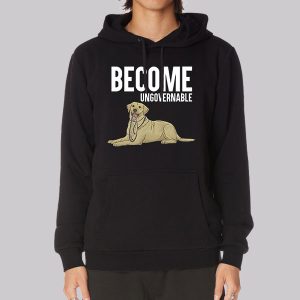 Become Ungovernable Dog Graphic Sweatshirt