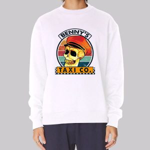 Benny`S Halloweentown Taxi Driver Sweatshirt