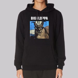 Big Floppa Meme Cat Sweatshirt