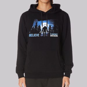 Bigfoot Shadow Believe Florence Oregon Sweatshirt