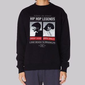 Biggie and Snoop Dogg Rapper Legend Sweatshirt