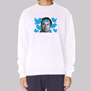 Birds Logo Elon Musk Twitter Sweatshirt