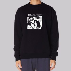 Black Sonic Youth Bad Moon Rising Sweatshirt