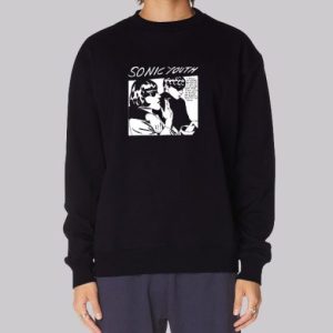 Black Sonic Youth Bad Moon Rising Sweatshirt 4