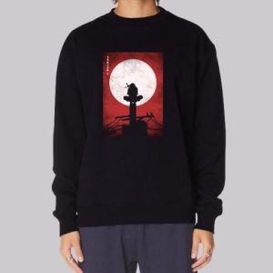 Bloody Sky Itachi Red Moon Sweatshirt 4