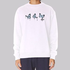 Blue Butterfly Bby Merch Sweatshirt