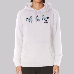 Blue Butterfly Bby Merch Sweatshirt