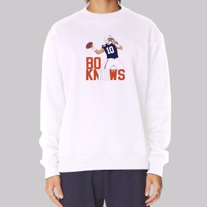 Bo Nix Inspired Fan Bo Knows Sweatshirt
