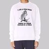 Born to Swim Ocean Is a Fuck Fish Sweatshirt