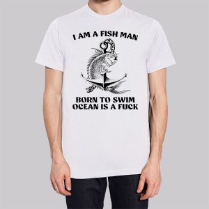 Born to Swim Ocean Is a Fuck Fish Sweatshirt 3