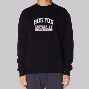 Boston University Merch Cheerleading Sweatshirt Boston University Merch Cheerleading Sweatshirt