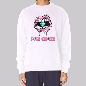 Breast Cancer Parody Fuck Cancer Sweatshirt Breast Cancer Parody Fuck Cancer Sweatshirt