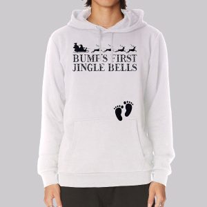 Bump First Juggle Bells Christmas Pregnancy Sweatshirt