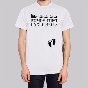 Bump First Juggle Bells Christmas Pregnancy Sweatshirt 3