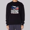 Buy All Aboard the Trump Train Sweatshirt