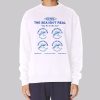 By the Sea Merch Say No the Sea Sweatshirt