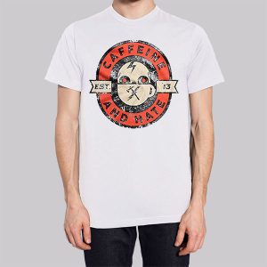 Caffeine and Hate Logo Vintage Sweatshirt 3