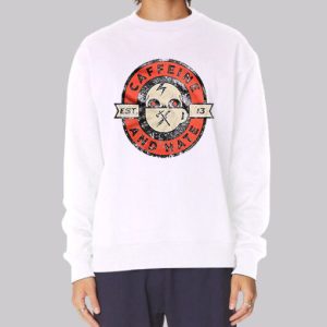 Caffeine and Hate Logo Vintage Sweatshirt 4