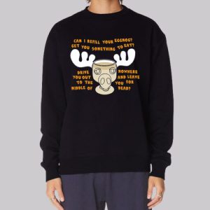 Can I Refill Your Eggnog Quotes Sweatshirt 4