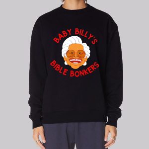 Cartoon Baby Billy Bible Bonkers Sweatshirt Cartoon Baby Billy Bible Bonkers Sweatshirt
