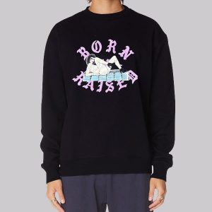 Cartoon Film Born X Raised Sweatshirt