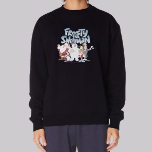 Cartoon Frosty the Snowman Sweatshirt Cartoon Frosty the Snowman Sweatshirt