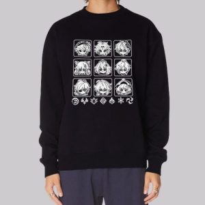 Cartoon Genshin Impact Sweatshirt 4