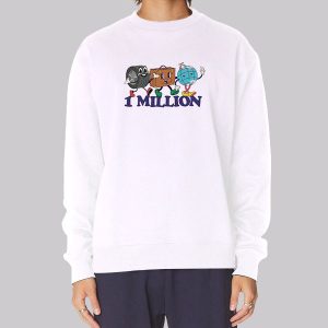 Cartoon Parody 1 Million Sweatshirt