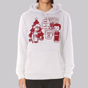 Cartoon Santa Claus Is Coming Sweatshirt