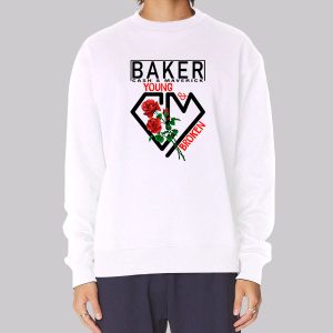 Cash and Maverick Merch Young Broken Rose Sweatshirt